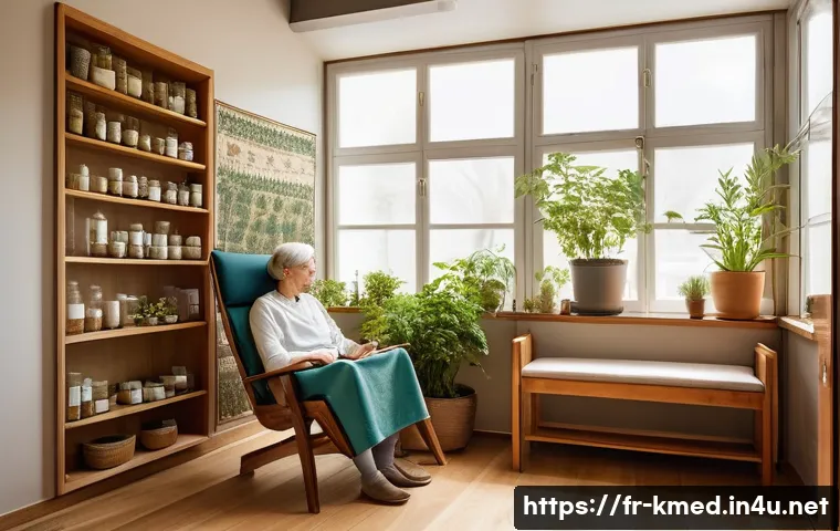 한의사 업무사례 분석 - A serene traditional medicine clinic scene in a modern French urban setting, showing a middle-aged m...